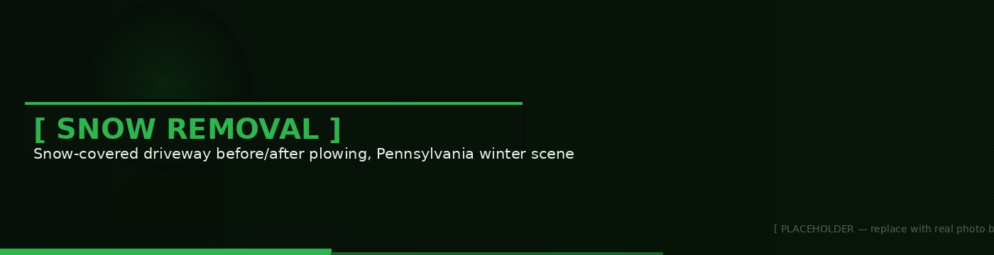 Snow Removal & Ice Management